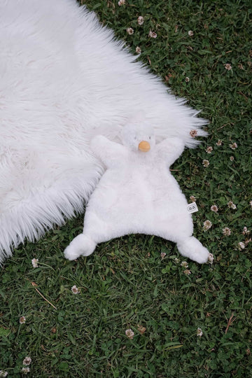 Dreamy Days white goose comforter on grass