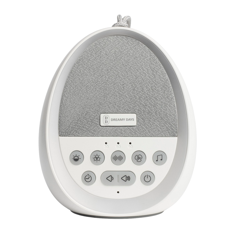 White Noise Machine - Portable Sleep Sound Machine - Baby White